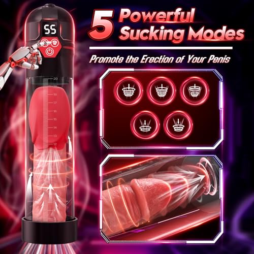 men’s electric penis vacuum device
