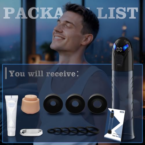 men’s rechargeable pump